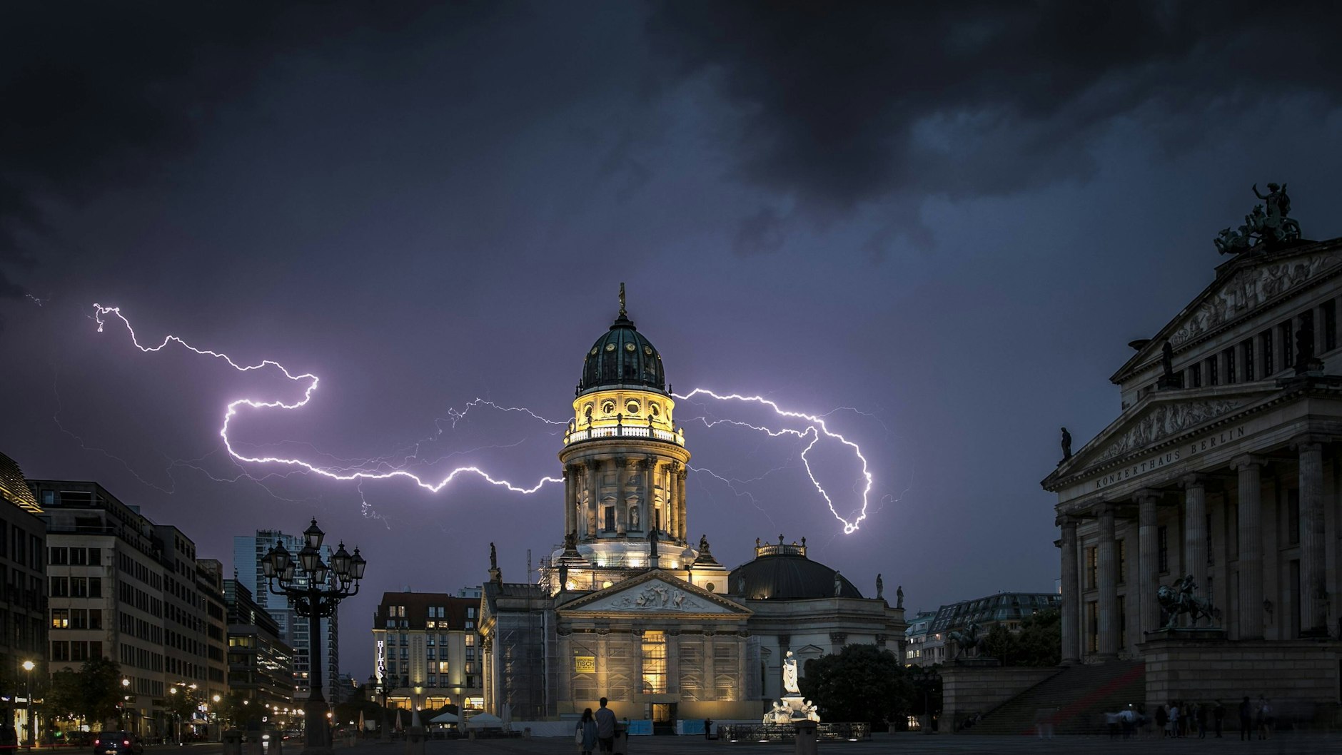 Auch in Berlin können die Gewitter ankommen – aber vermutlich erst am Abend.&nbsp;&nbsp;