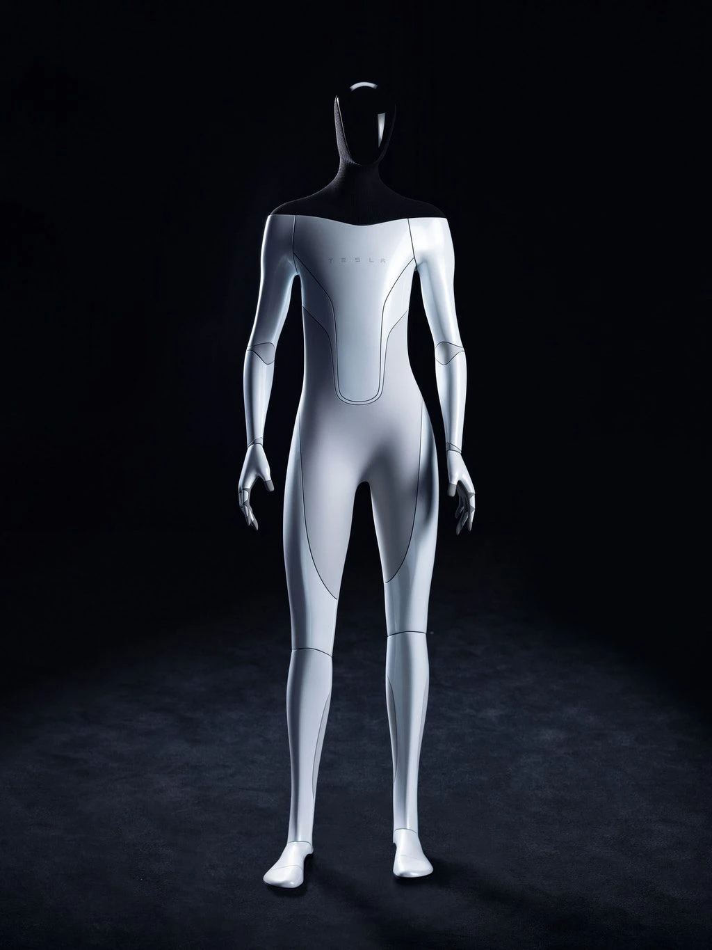 So soll der&nbsp;„Tesla Bot“&nbsp;aussehen. Er ist rund 1,77m groß und 57 kg schwer, so Musk.