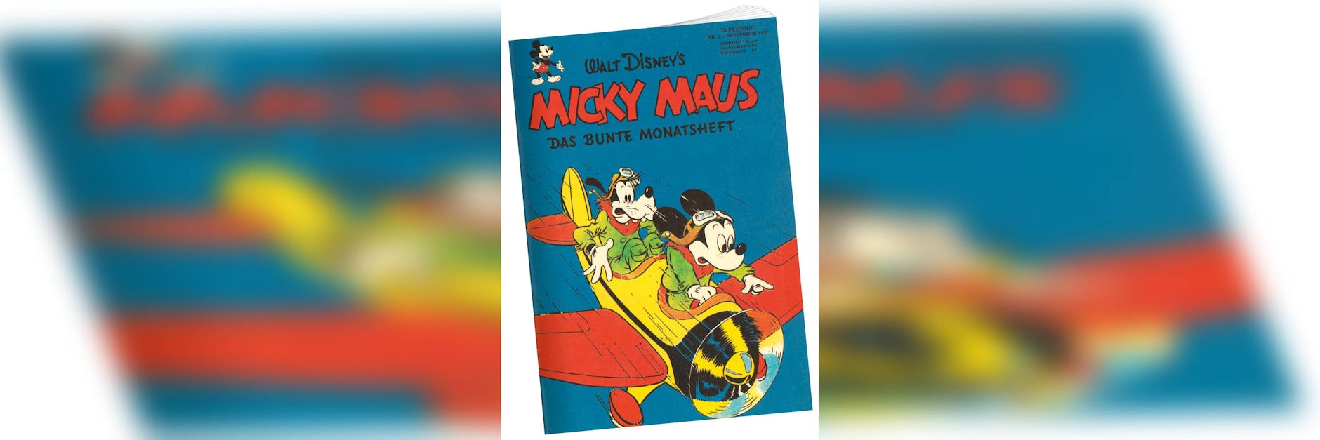 Das Cover der ersten „Micky Maus“-Ausgabe aus dem Jahr 1951