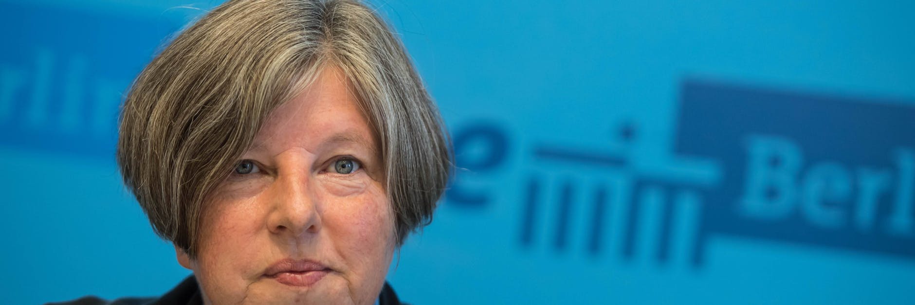 Senatorin Katrin Lompscher auf der Senatspressekonferenz am 17. Oktober 2017. 