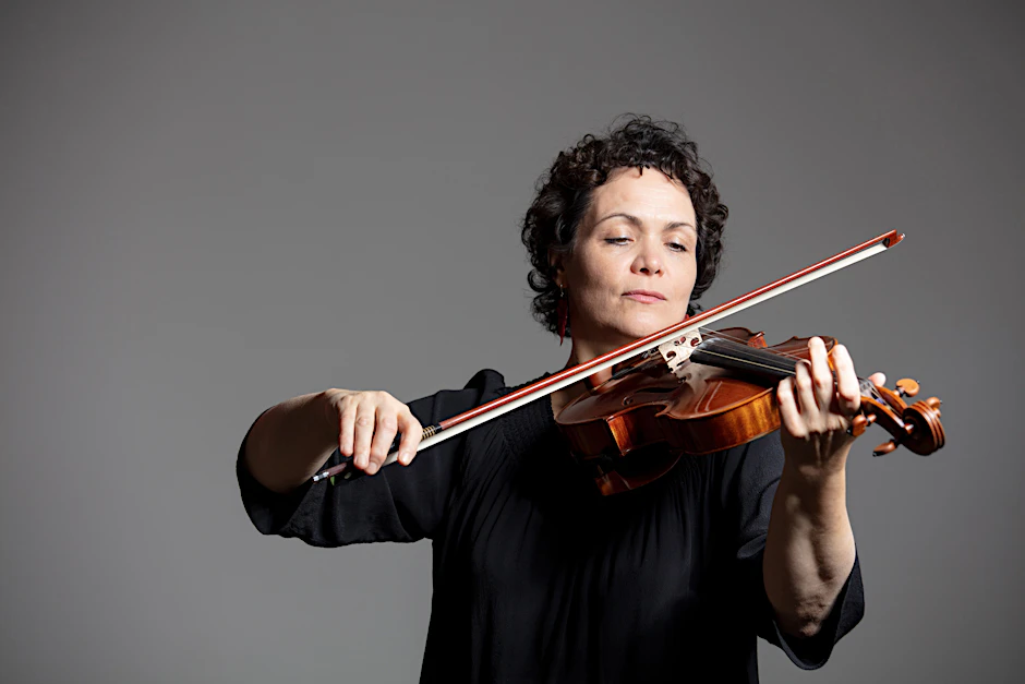 Die Bratschistin Tabea Zimmermann.