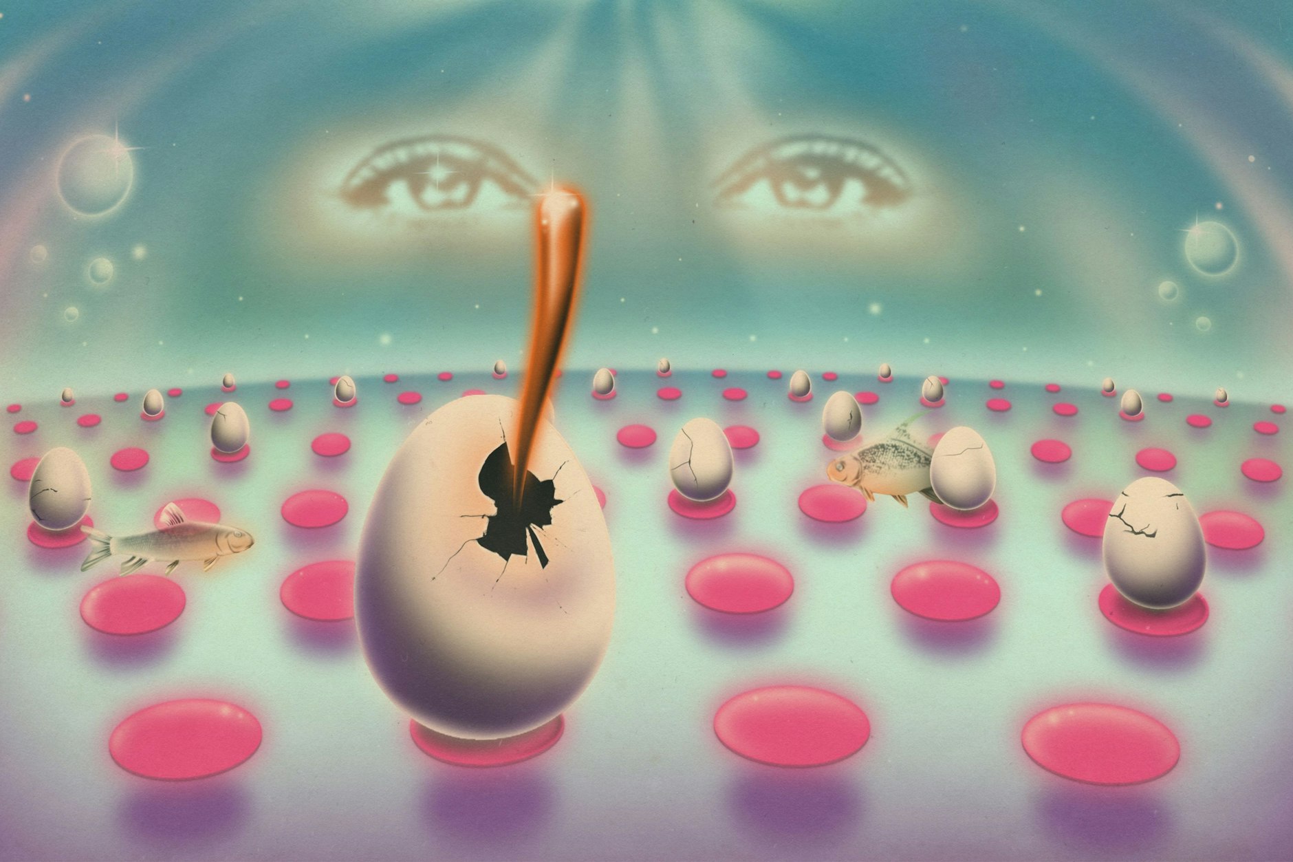 Ein Dinosaurierei im Souvenir-Geschäft: Was hat das mit dem Liebesleben zu tun?