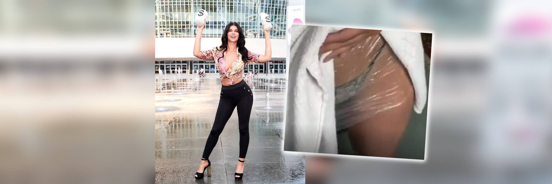 Micaela Schäfer verkündete ihren Fans, sie habe sich ein Slip-Tattoo stechen lassen.