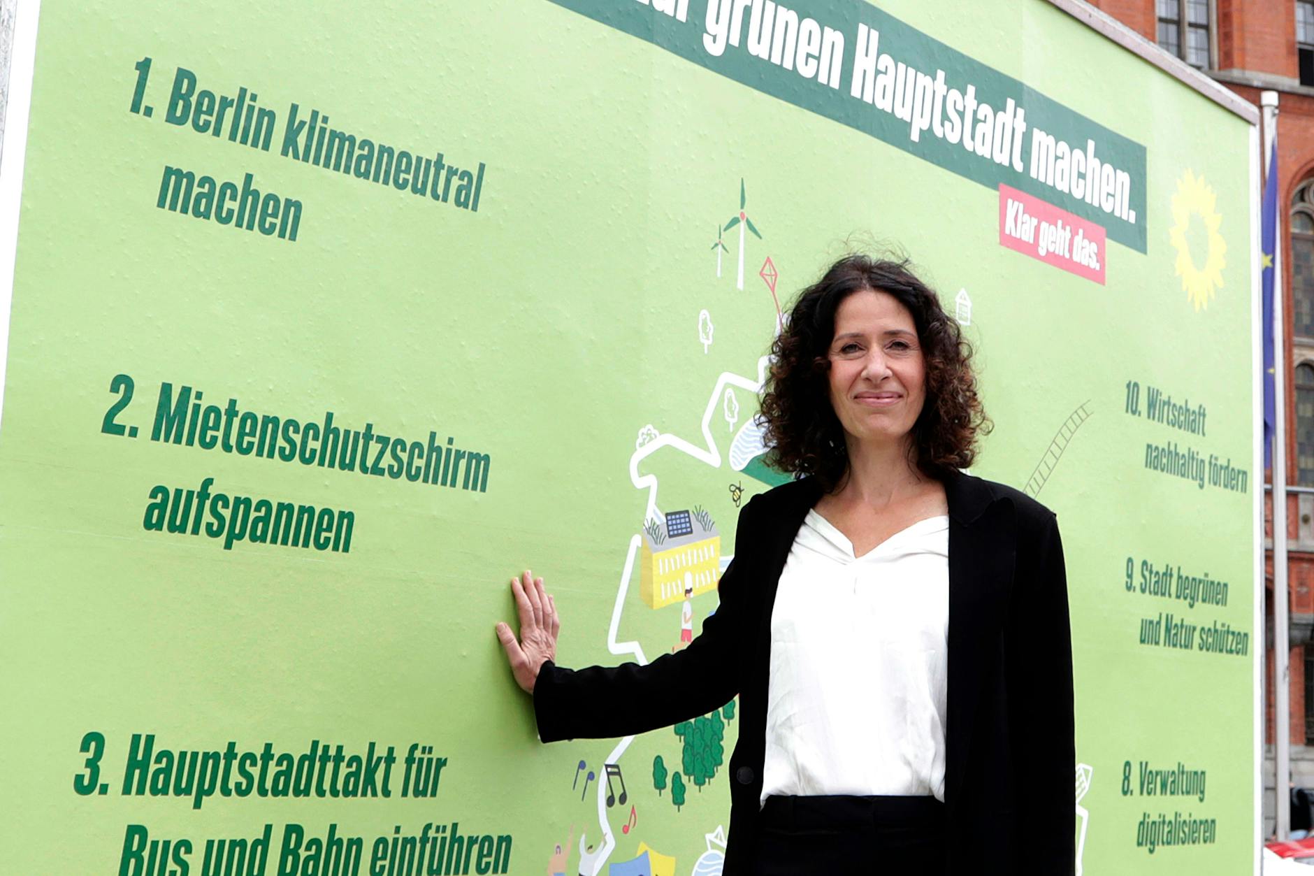 Bettina Jarasch, Spitzenkandidatin der Berliner Grünen für die Abgeordnetenhauswahlen 2021