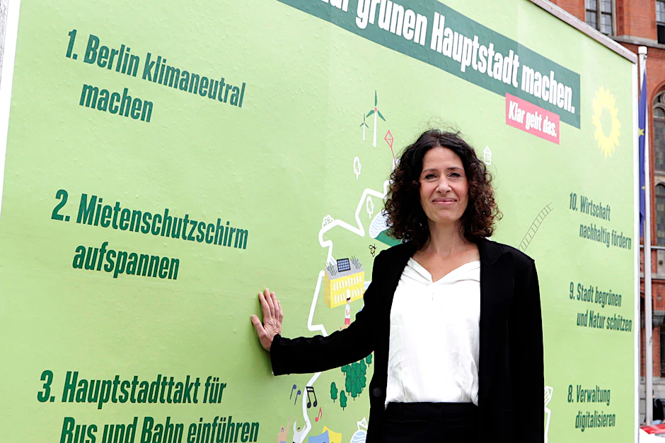 Bettina Jarasch, Spitzenkandidatin der Berliner Grünen für die Abgeordnetenhauswahlen 2021