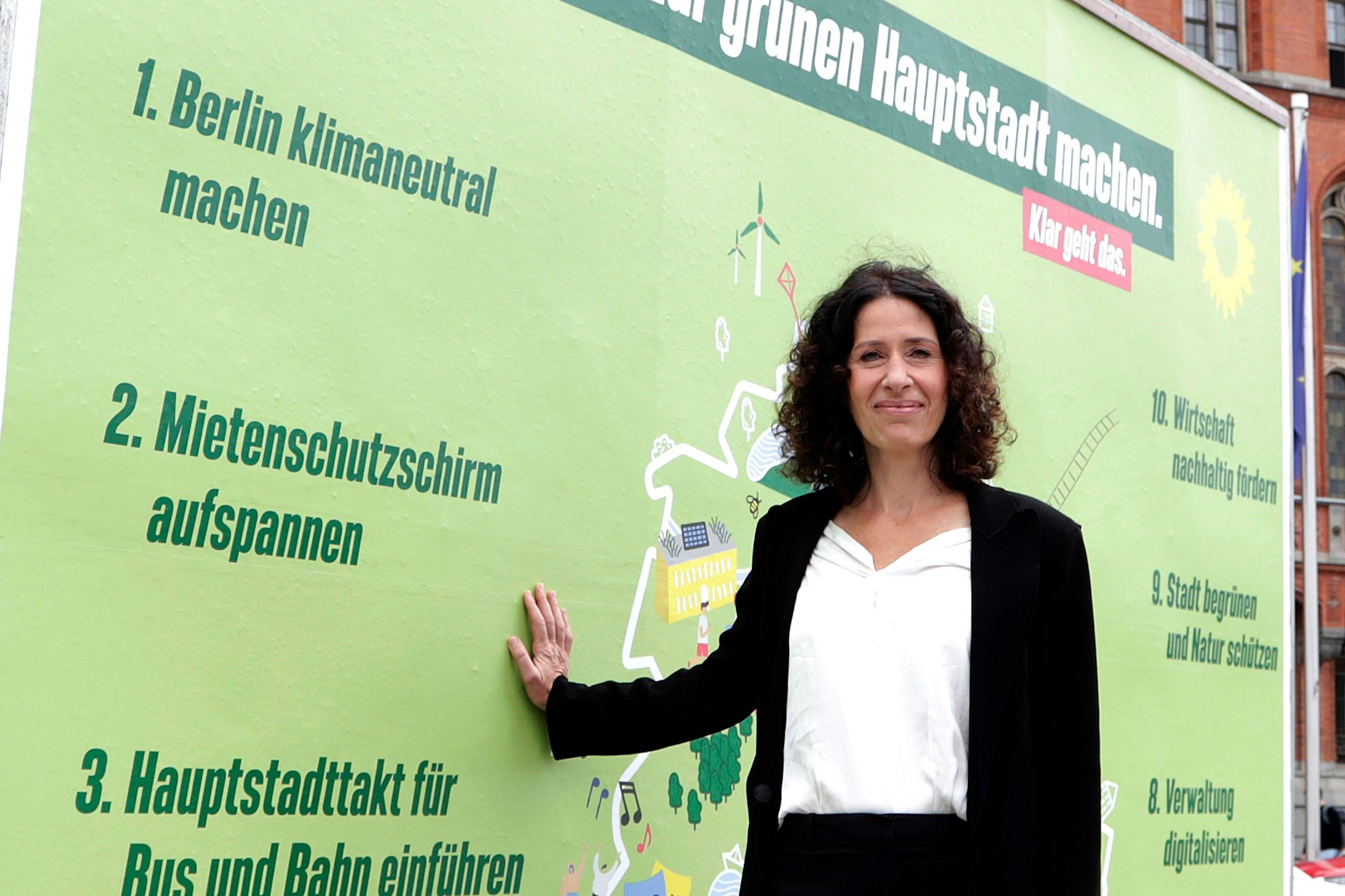 Bettina Jarasch, Spitzenkandidatin der Berliner Grünen für die Abgeordnetenhauswahlen 2021