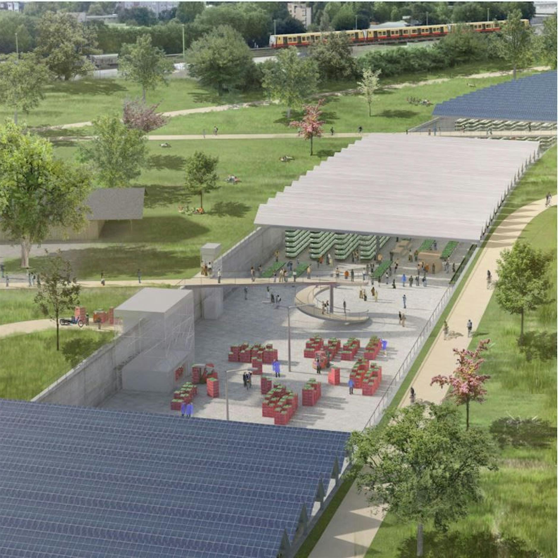 Neuer Plan für die A100 nach Treptow: Berliner Autobahn soll Gemüsefarm werden