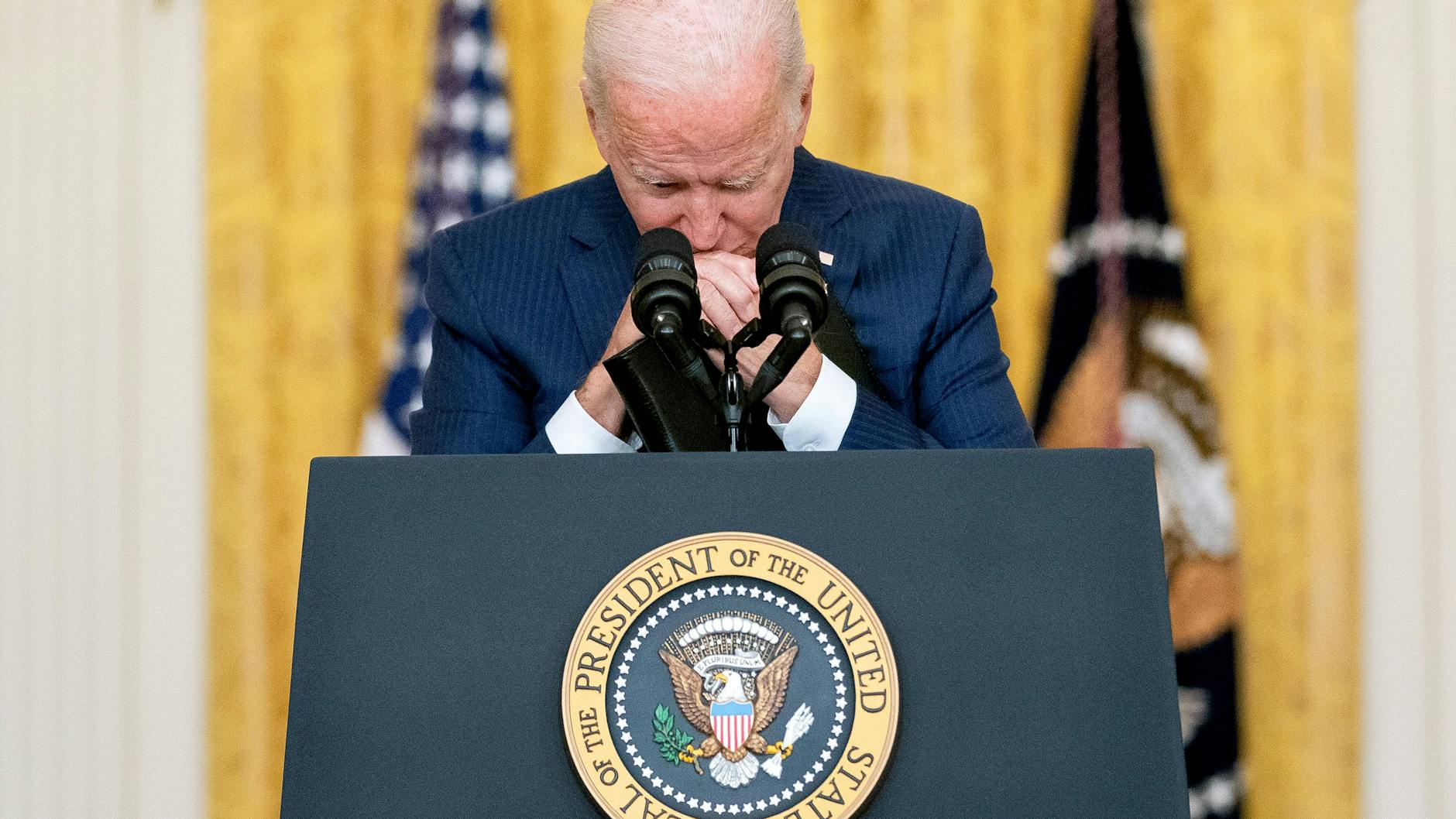 US-Präsident Joe Biden zeigte sich angesichts der 13 toten US-Marines sehr betroffen.