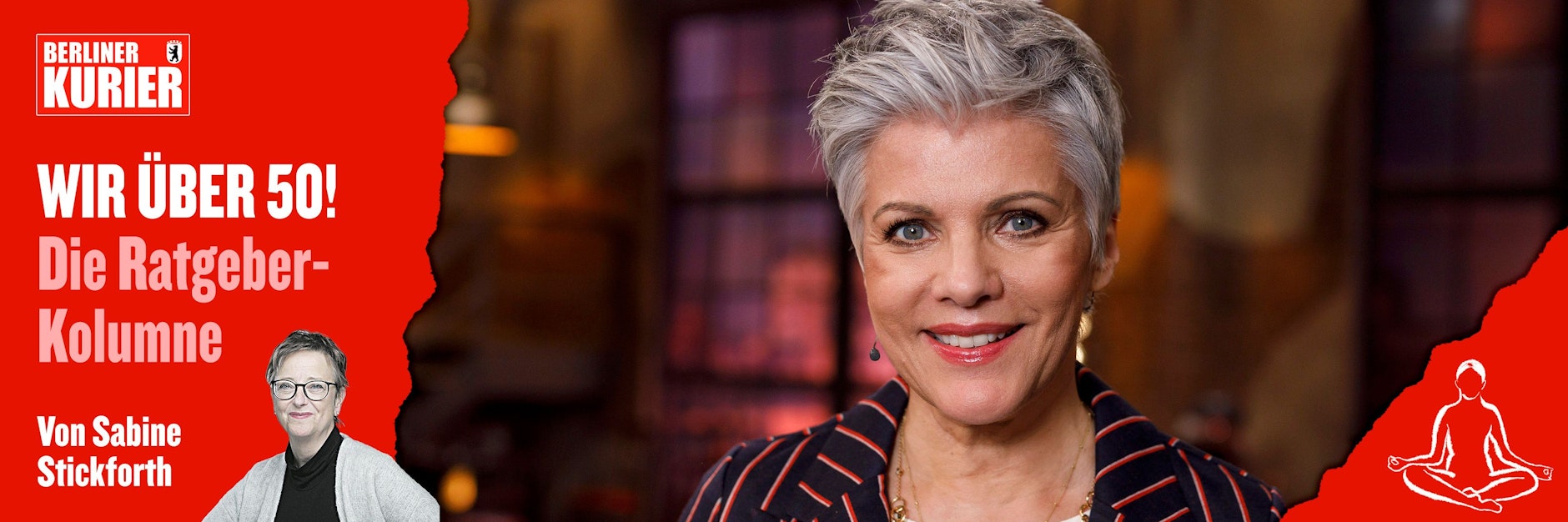 TV-Moderatorin Birgit Schrowange ging mit gutem Beispiel voran, zeigte ihre grauen Haare.