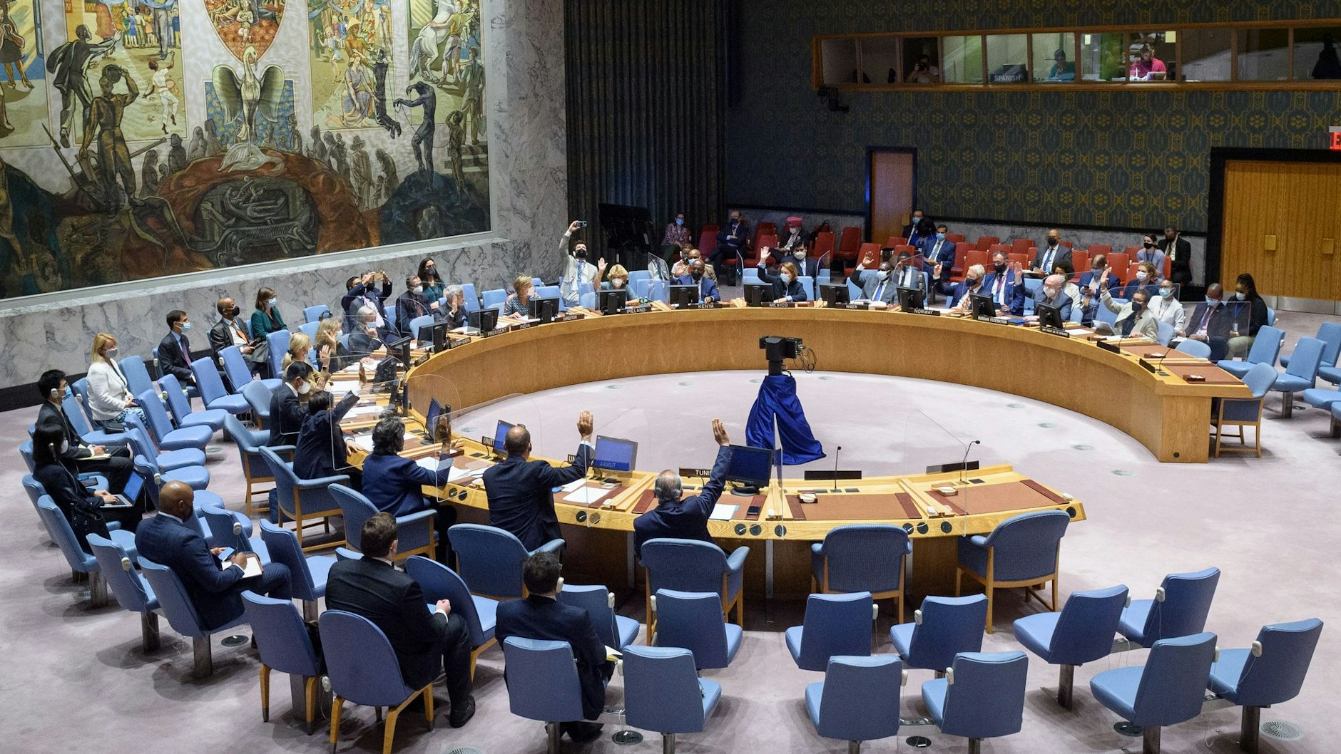 New York: Der Sicherheitsrat der Vereinten Nationen (Archivbild).