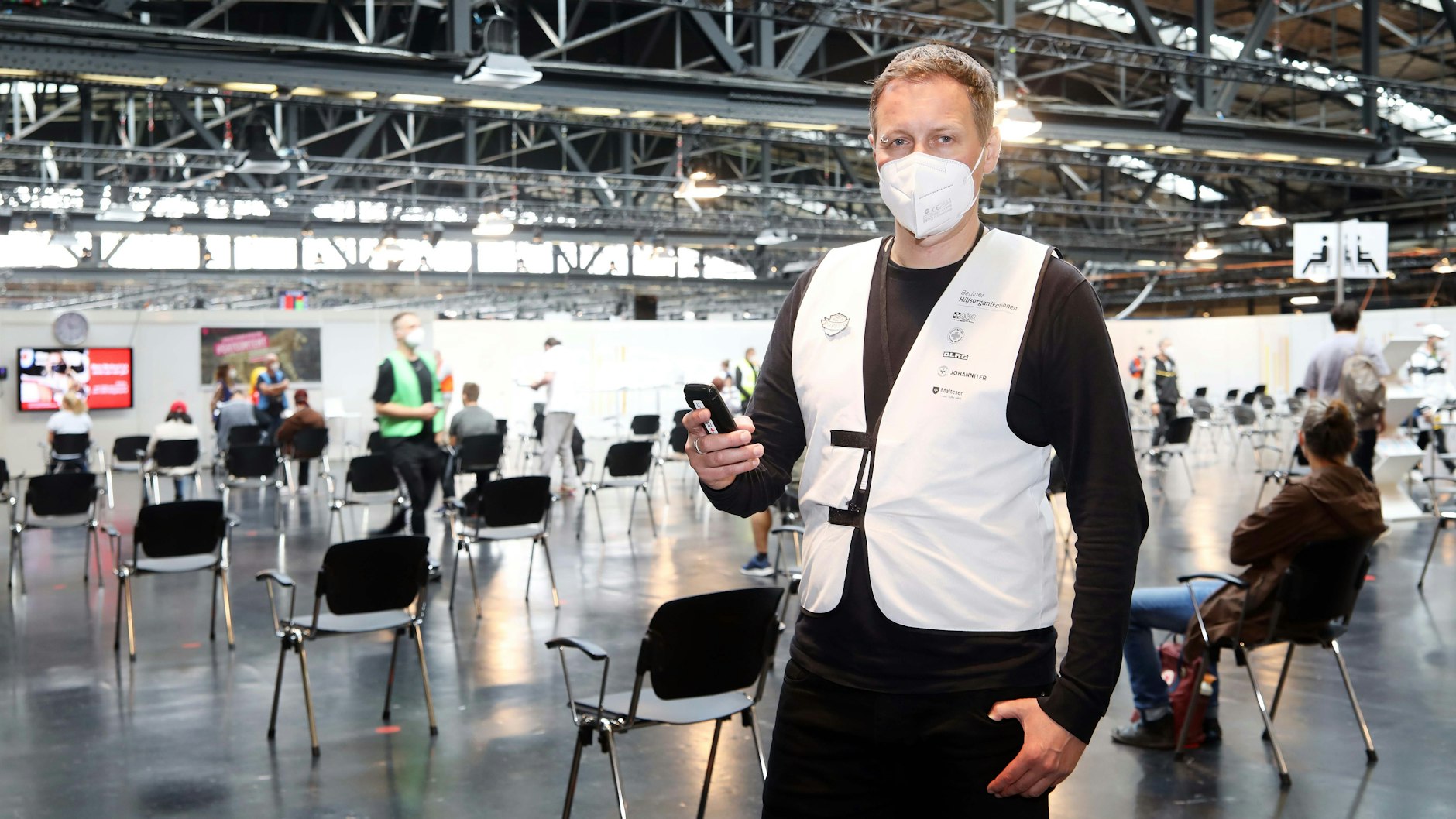 Markus Nisch war acht Monate lang für die Organisation des Impfzentrums in der Arana verantwortlich. Jetzt wird er das Impfzentrum in Tegel leiten.