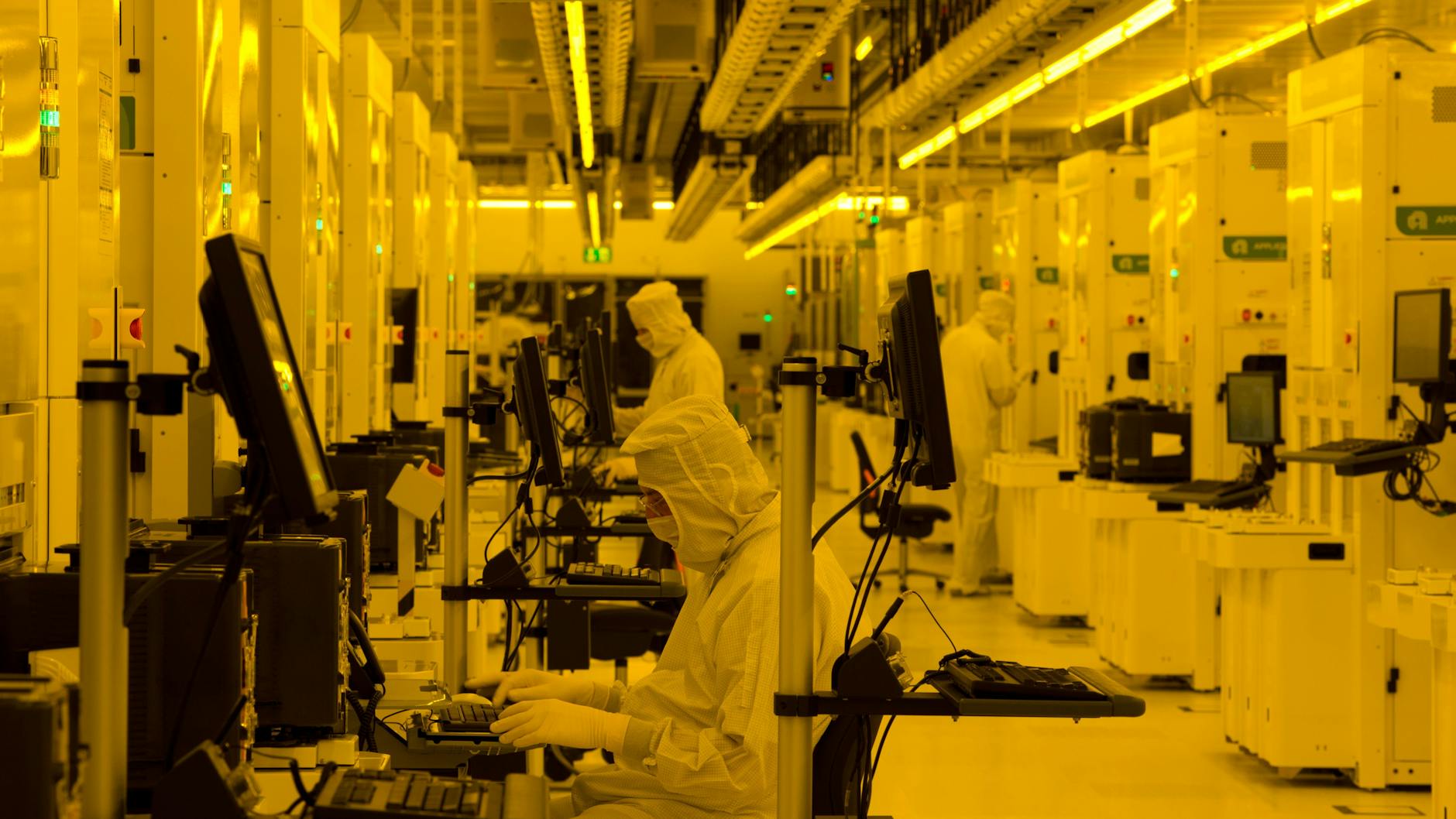 So sah das schon vor sechs Jahren in Dresden aus, wo die Chip-Produktion Tradition hat.