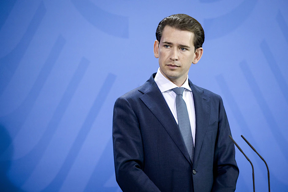 Österreichs Bundeskanzler Sebastian Kurz am Dienstag in Berlin