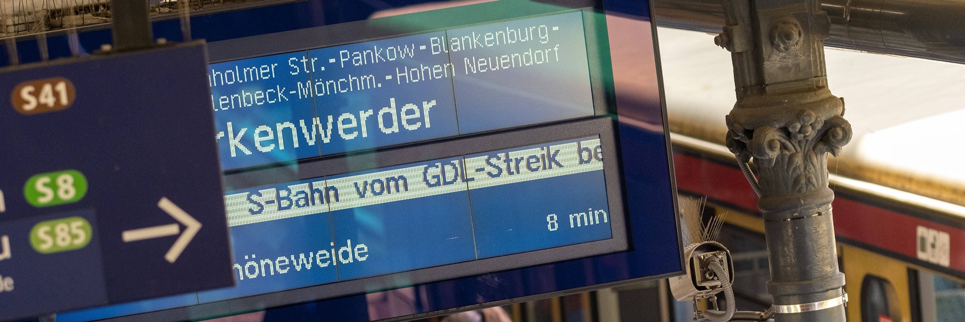 Fünf Tage ist die S-Bahn vom Streik betroffen.