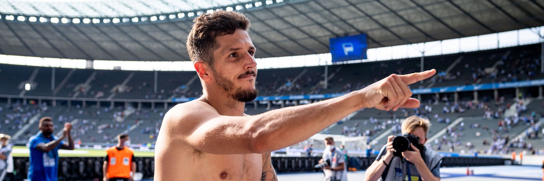 Neuzugang Stevan Jovetic zeigt es: Mit Hertha soll es endlich vorangehen.
