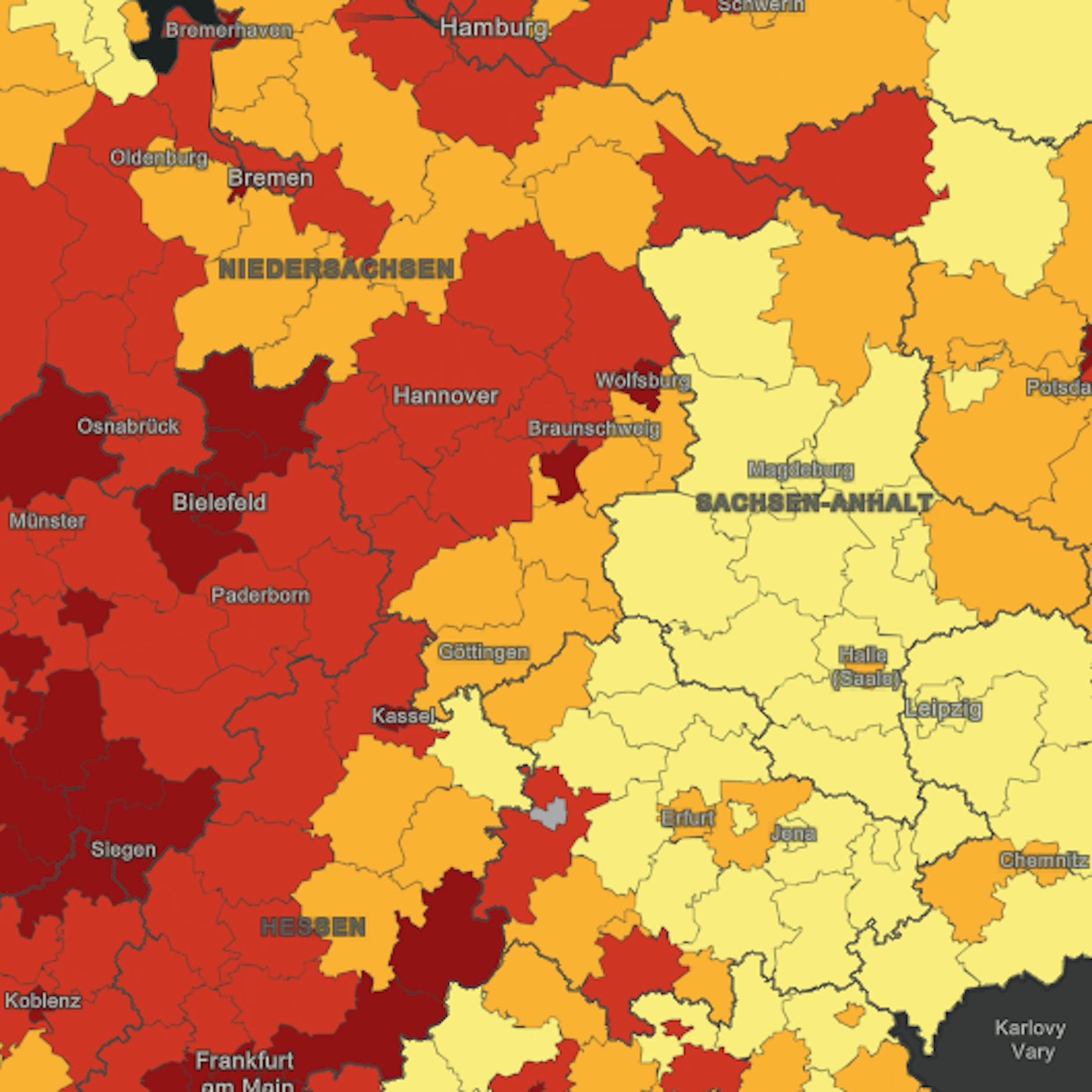 Berlin wird zum Corona-Hotspot des Ostens: In diesen vier Bezirken explodiert die Pandemie-Lage
