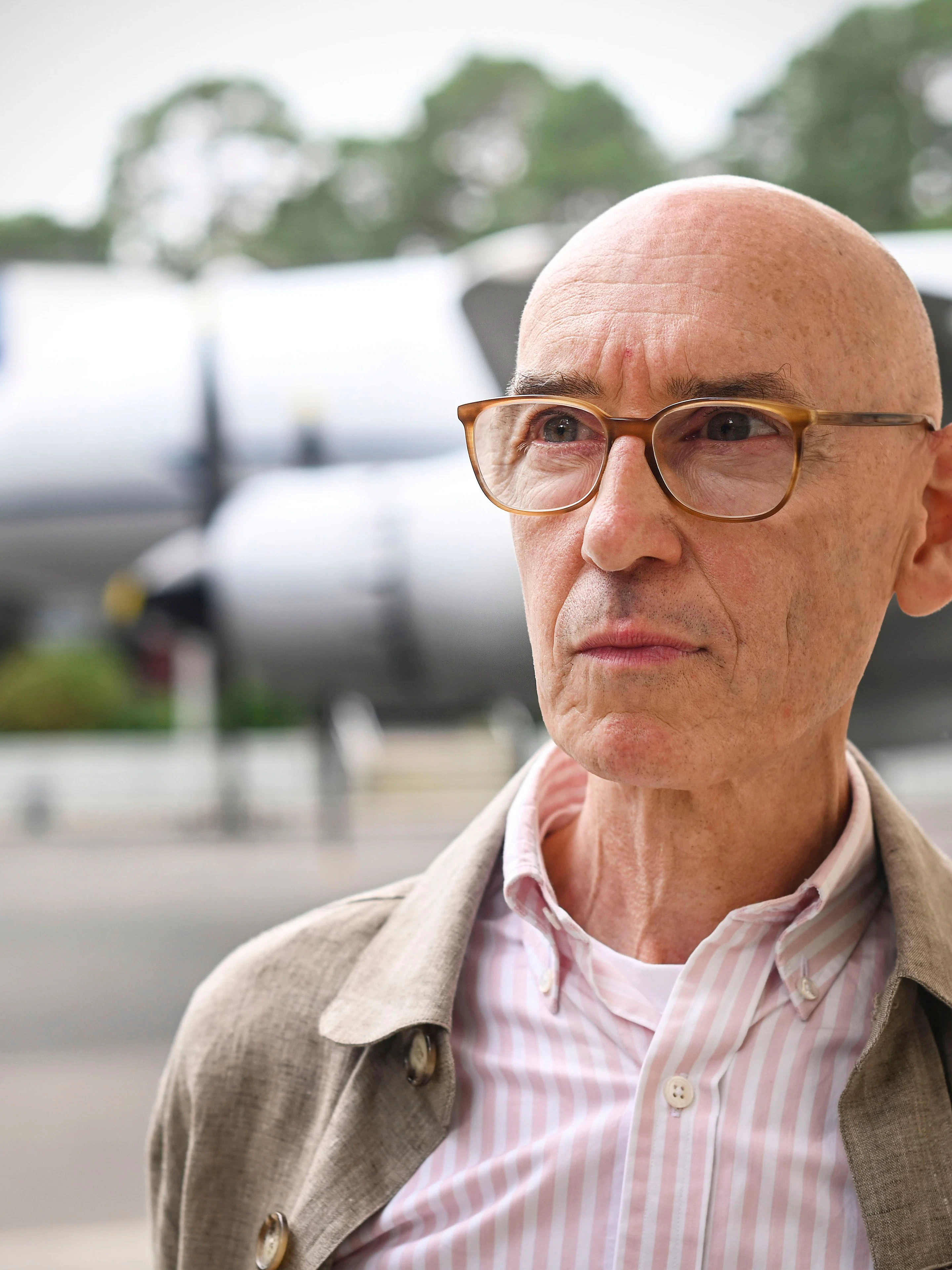 Rick Buckley, 58, hat die Ausstellung über das Viermächteabkommen künstlerisch in Szene gesetzt.<br>