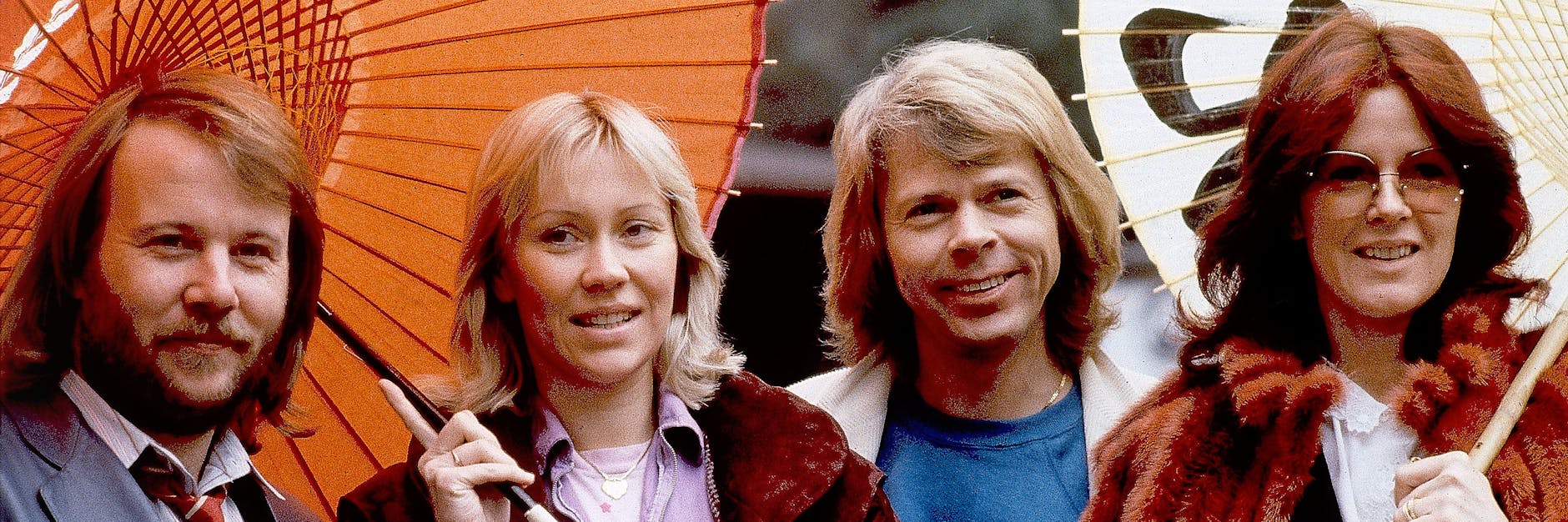 Abba auf dem Höhepunkt ihrer Traum-Karriere, das Foto wurde 1980 aufgenommen. 