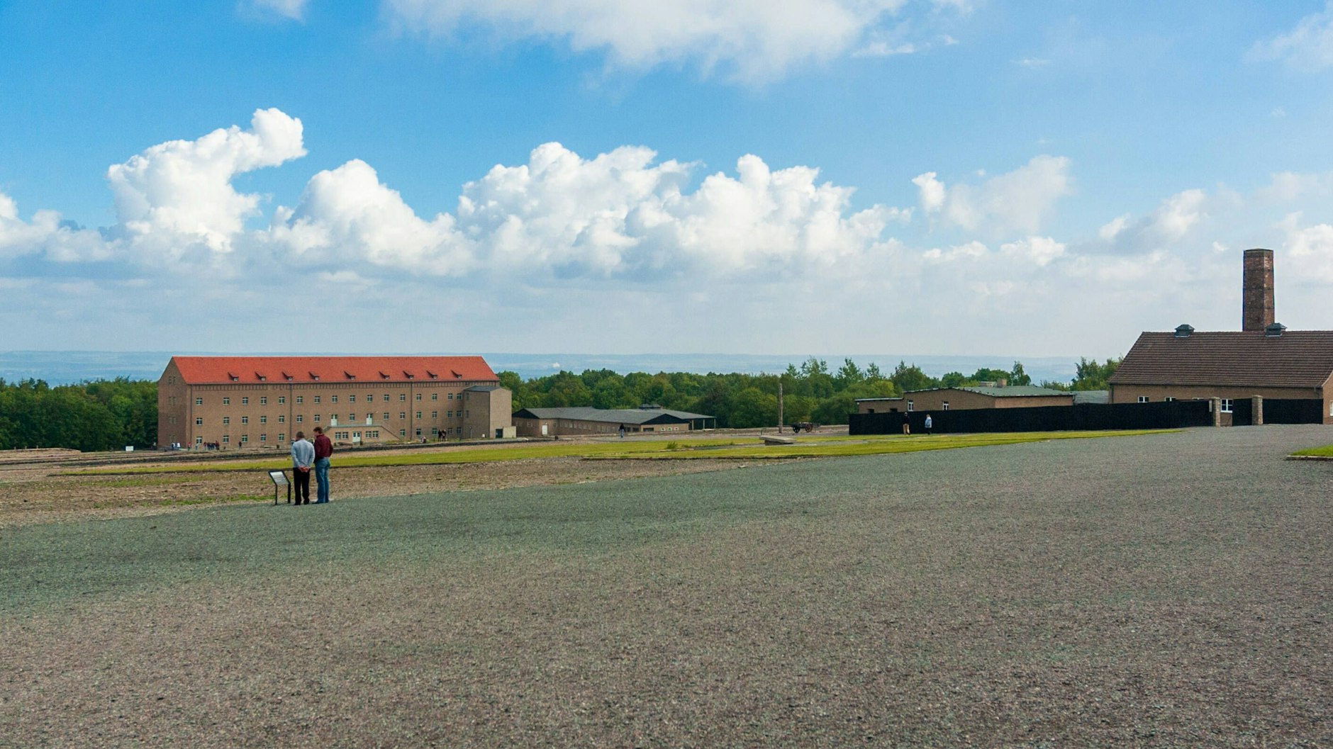 Das ehemalige Konzentrationslager Buchenwald auf dem Weimarer Ettersberg.