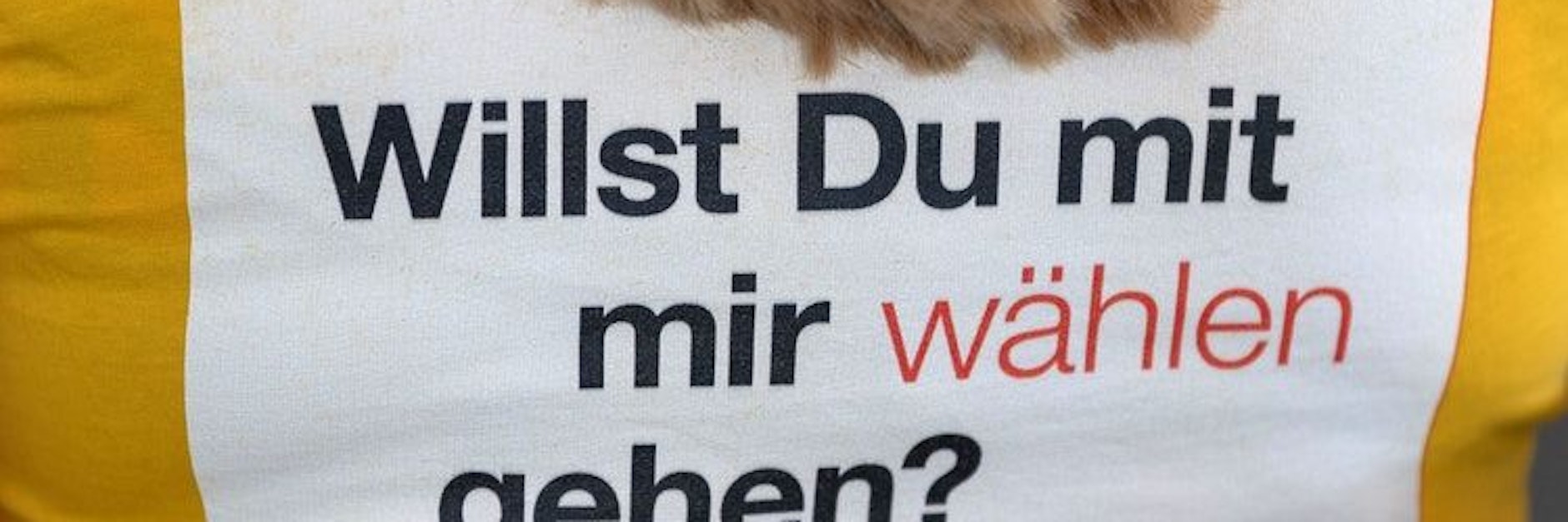 Gute Frage. Klar, aber was wählt man denn so?