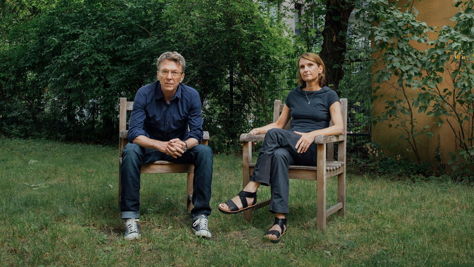 Alexander Osang und Anja Reich in Prenzlauer Berg.