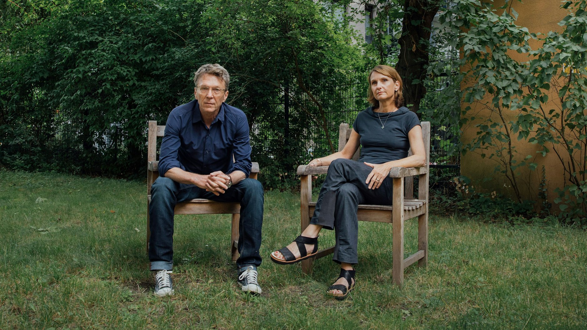 Alexander Osang und Anja Reich in Prenzlauer Berg.