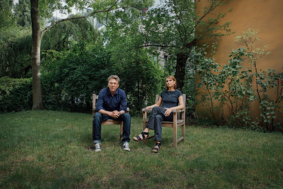 Alexander Osang und Anja Reich in Prenzlauer Berg.