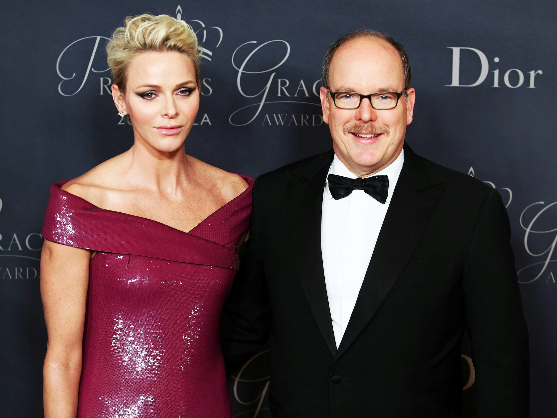 Charlène und Albert in unbeschwerteren Tagen. 