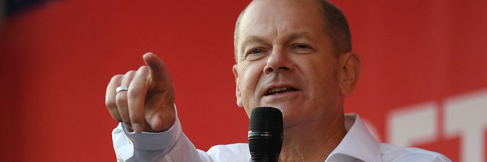 Kanzlerkandidat Olaf Scholz (SPD) liegt in Wahlumfragen immer deutlicher vorn.