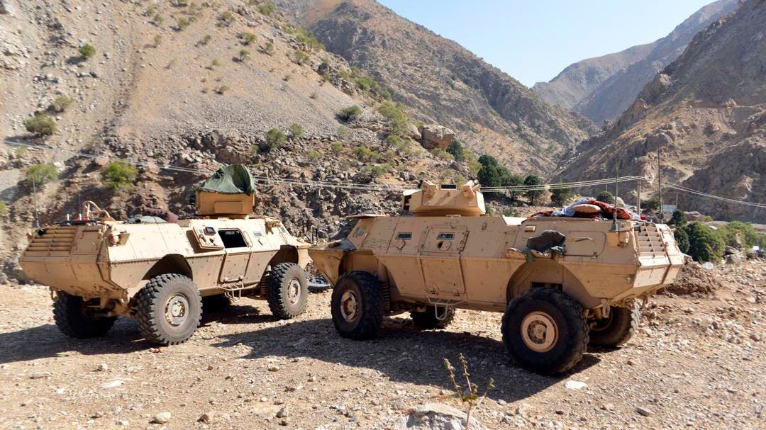 Fahrzeuge der Taliban im Tal der Provinz Pandschir. Nach Angaben der Terrororganisation ist die hart umkämpfte Provinz erobert worden.