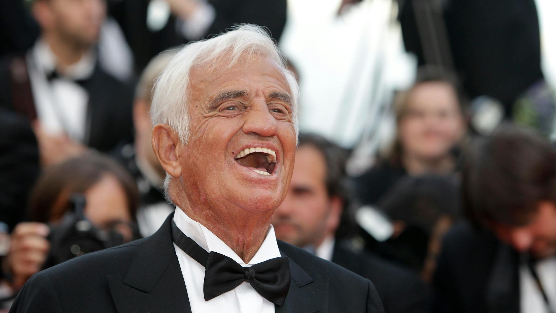 Beliebt, berühmt und guter Dinge: Belmondo bei den Internationalen Filmfestspielen in Cannes im Jahr 2011. 