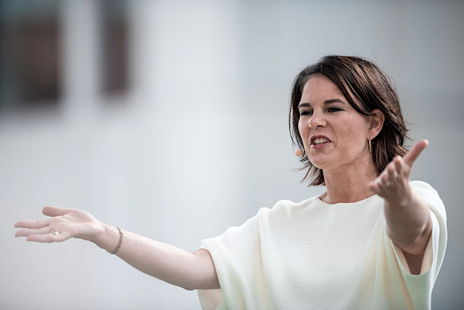 Annalena Baerbock, mutig.