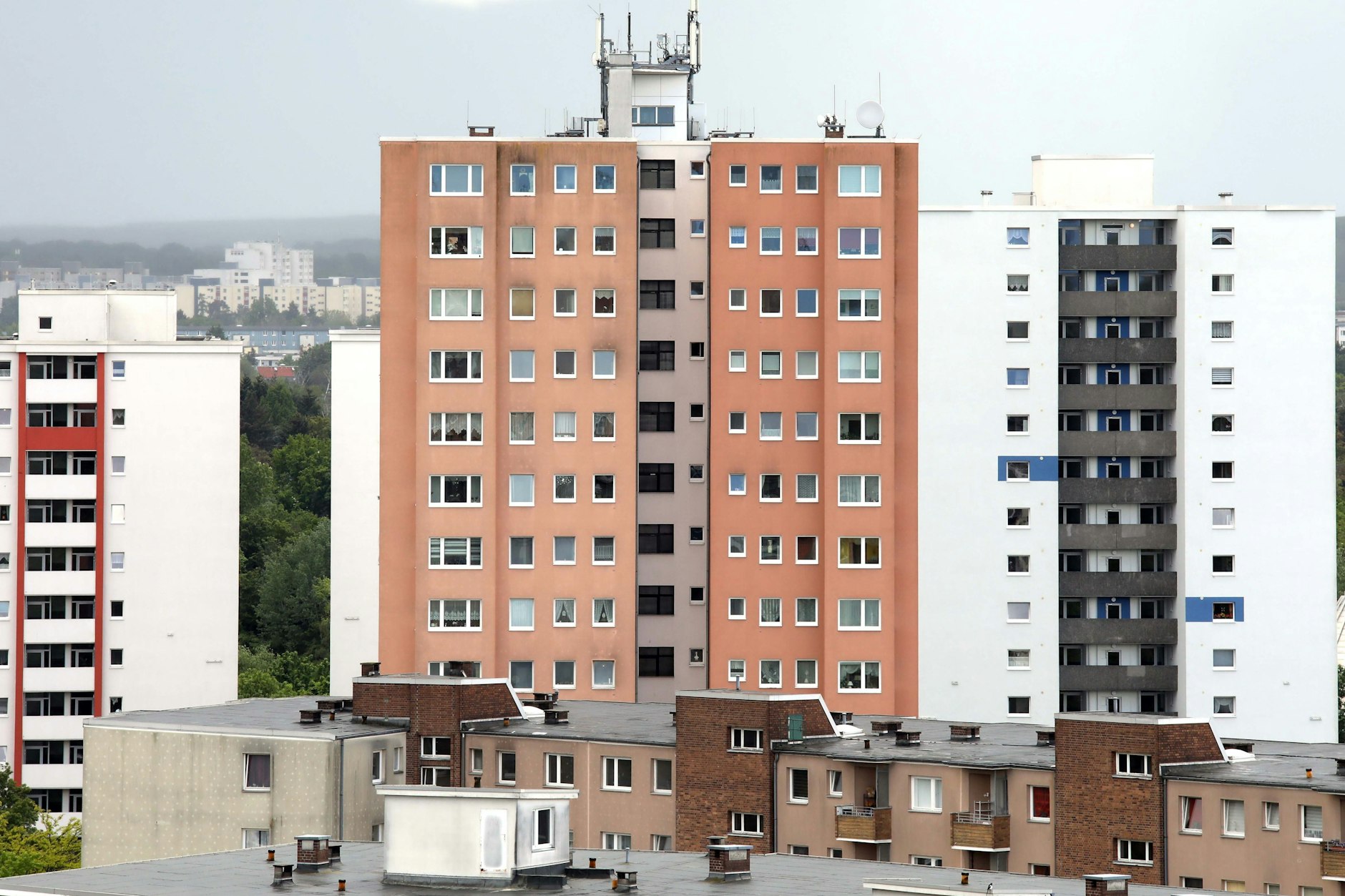 Wohnungen im Falkenhagener Feld in Spandau: Viele Häuser hier gehören der Deutsche Wohnen.&nbsp;