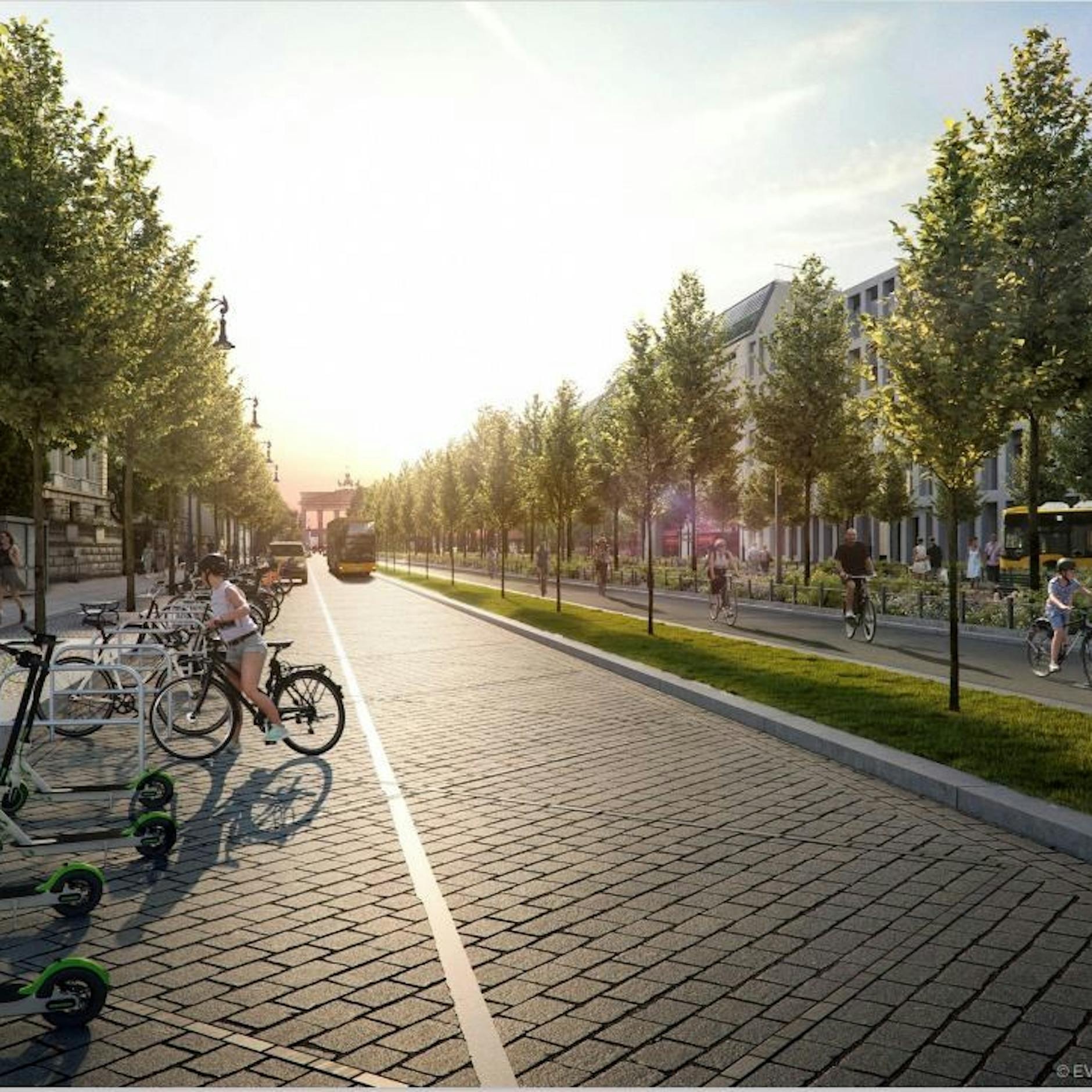 Bitte das östliche Stadtzentrum weiträumig umfahren! Unter den Linden wird autofrei