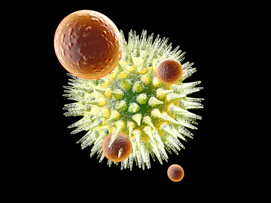 Immunzellen erkennen das eindringende Virus. Sie spielen eine entscheidende Rolle in der langfristigen Immunabwehr.