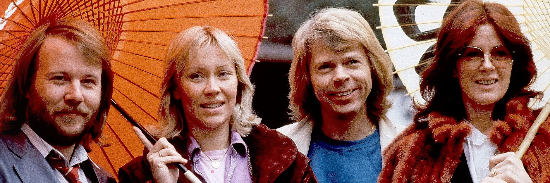 Agnetha Fältskog, Björn Ulvaeus, Benny Andersson und Anni-Frid Lyngstad von ABBA.