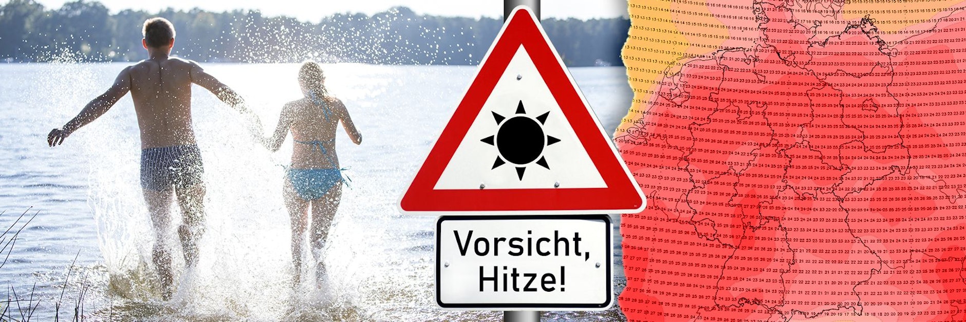 Es könnte sich noch einmal lohnen, an den Badesee zu fahren - denn in den kommenden Tagen wird das Wetter noch einmal sommerlich warm.