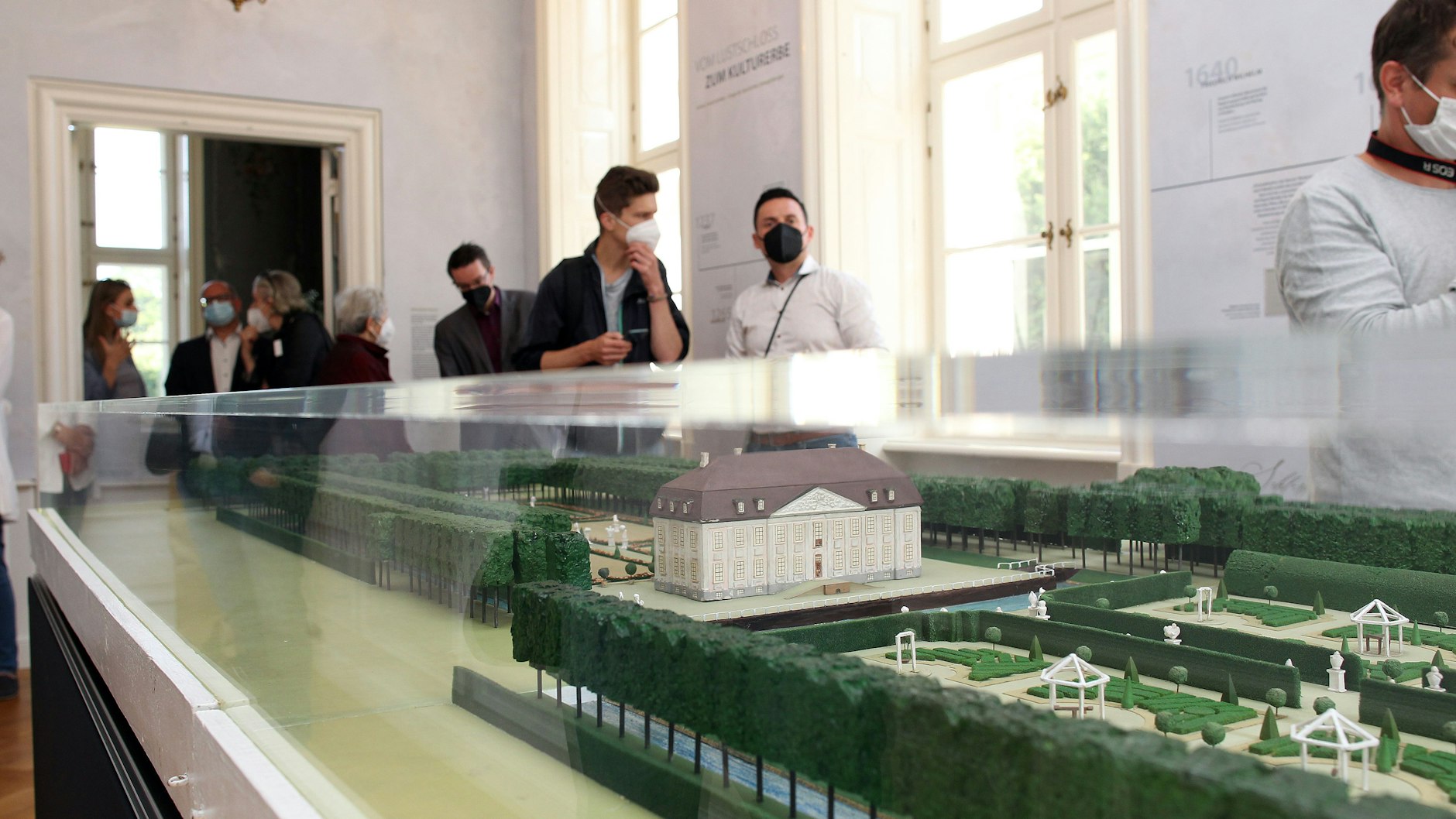 Blick in die Schloss-Ausstellung