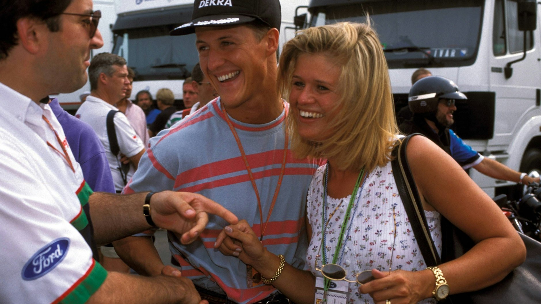 Michael Schumacher und seine Frau Corinna in früheren Tagen