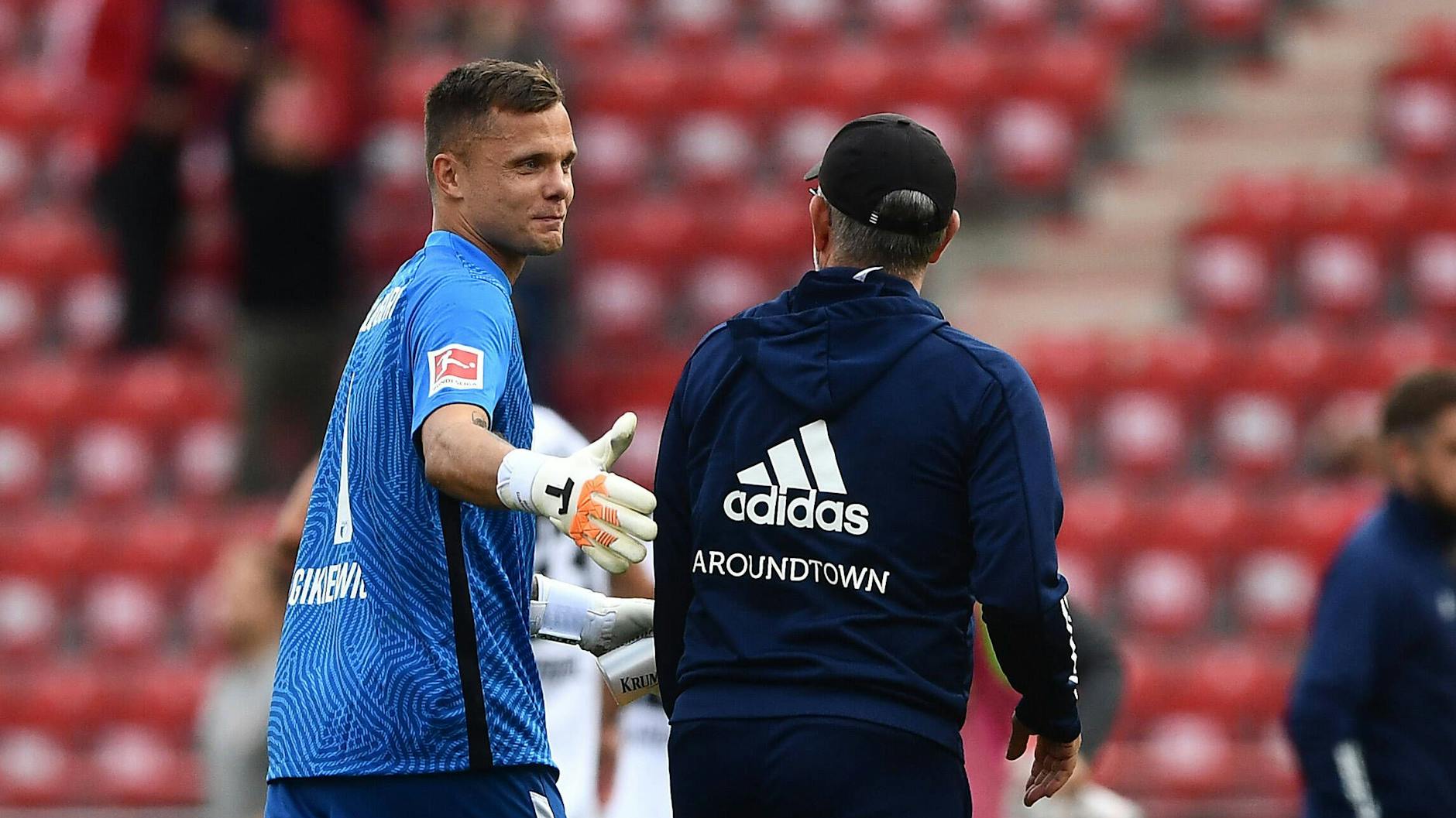 Ex-Union-Keeper Rafal Gikiewicz gewann vergangene Saison mit dem FC Augsburg beide Spiele gegen die Eisernen. Das soll sich am Sonnabend an der Wuhle ändern.