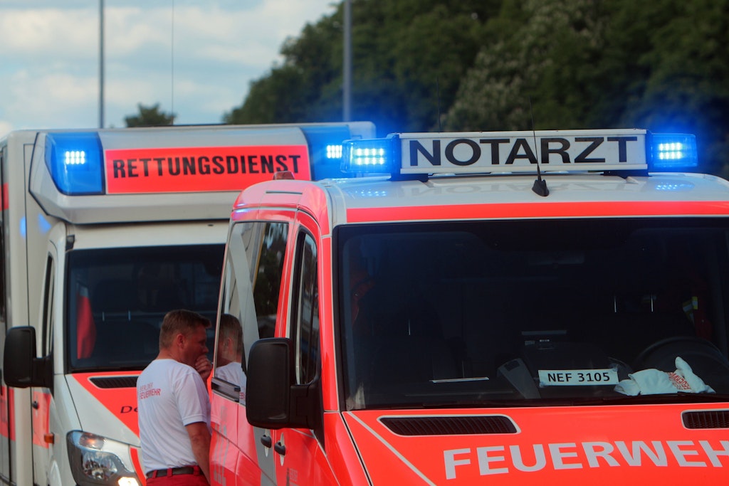 Unfall in BerlinWannsee Motorradfahrer gestorben
