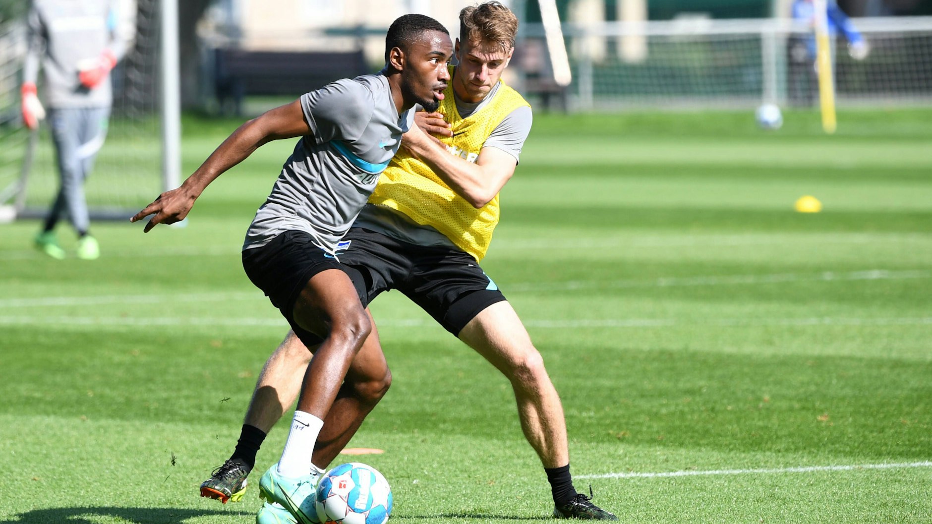 Stark mit dem Ball am Fuß und immer einen Blick für die Mitspieler: Herthas Nizza-Zugang Myziane Maolida.&nbsp;