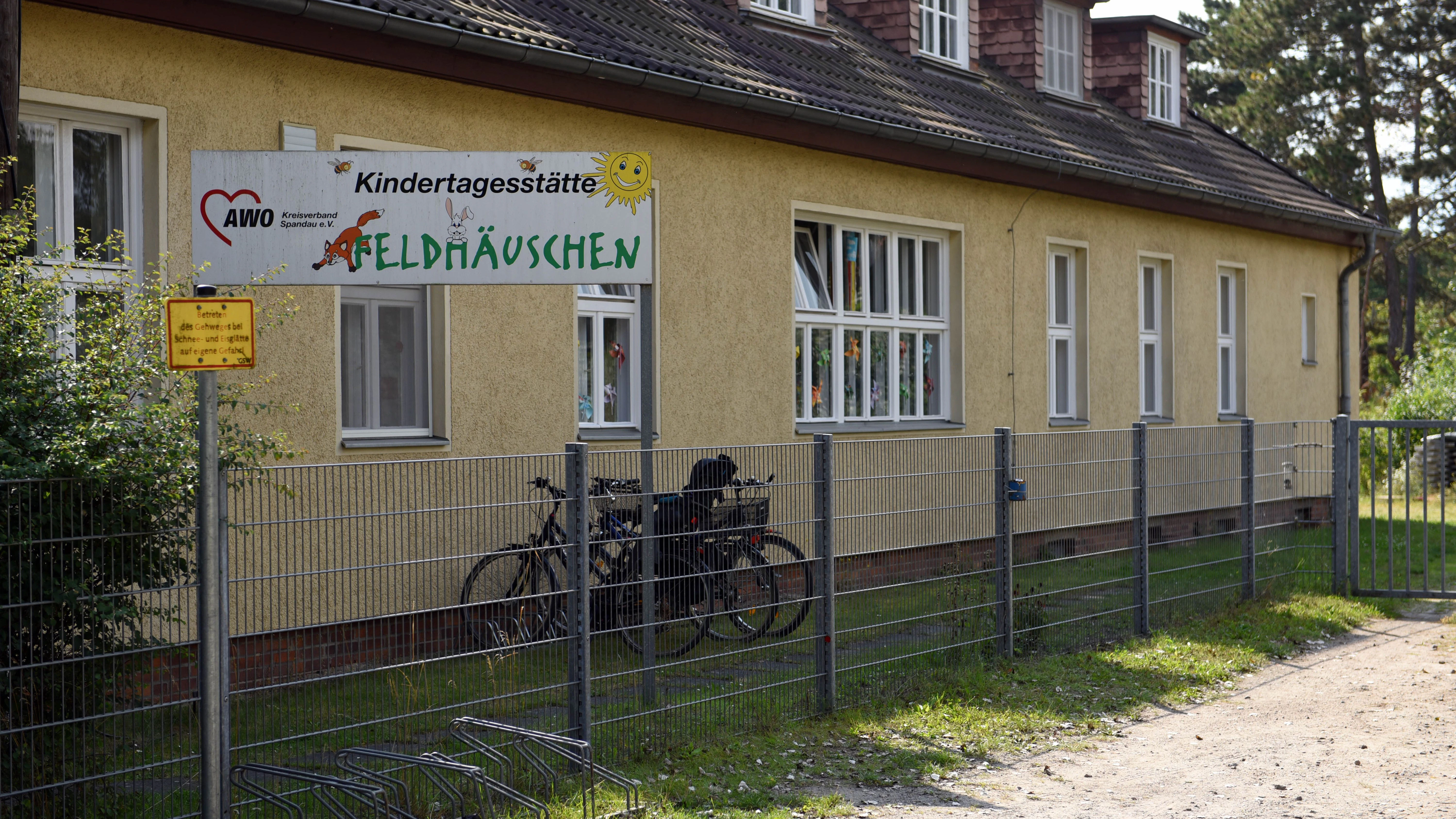 Die Kita „Feldhäuschen“ in Spandau. 