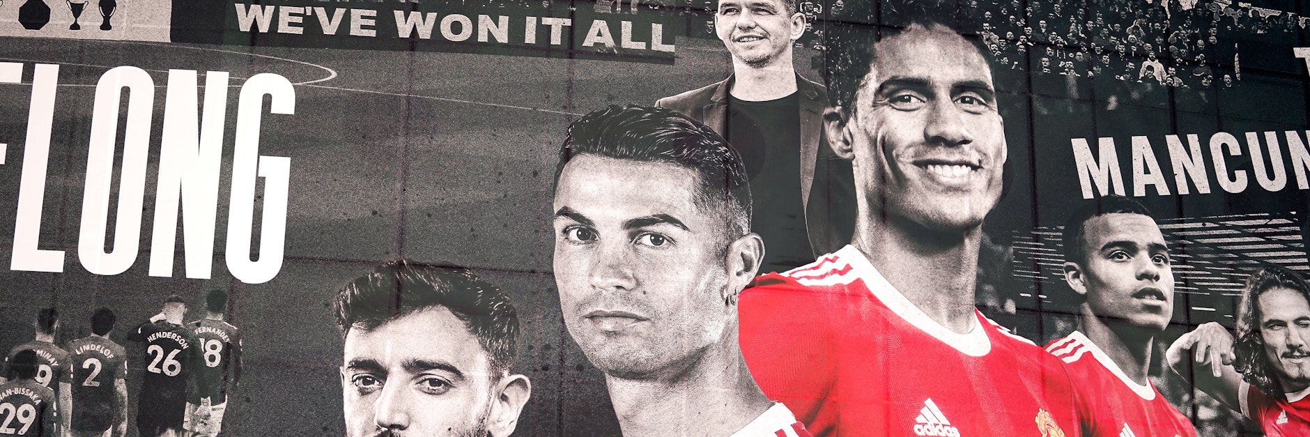 Auf den beliebten Wand-Gemälden rund ums Old Trafford ist Christiano Ronaldo schon drauf, nun soll CR7 auch sportlich in Erscheinung treten.