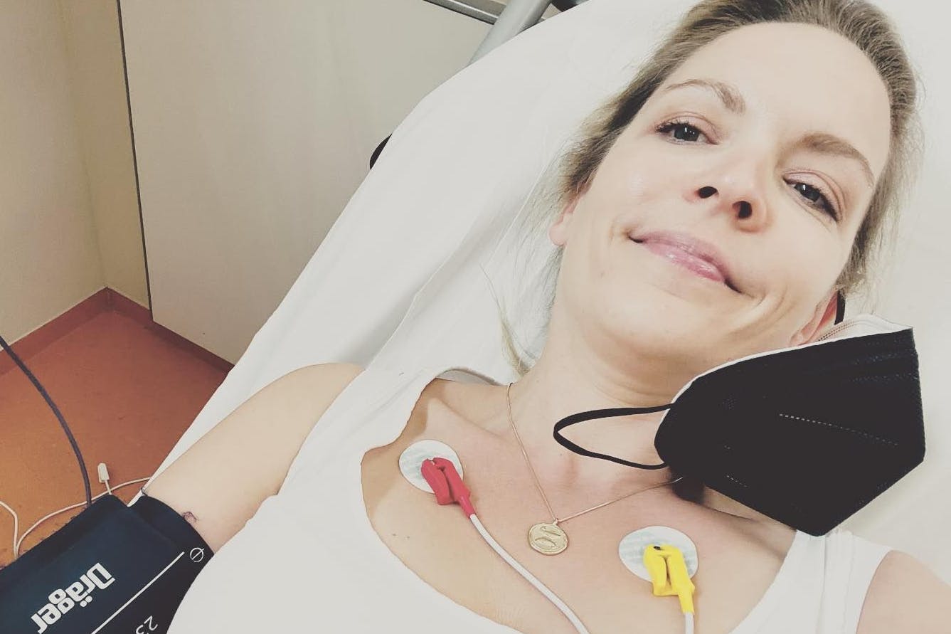 Die Berliner Opernsängerin Bettina Ranch schreibt von sehr verlangsamtem Denken, Sprechen und Wortfindungsstörungen. Dieses Foto teilte sie in den sozialen Netzwerken.