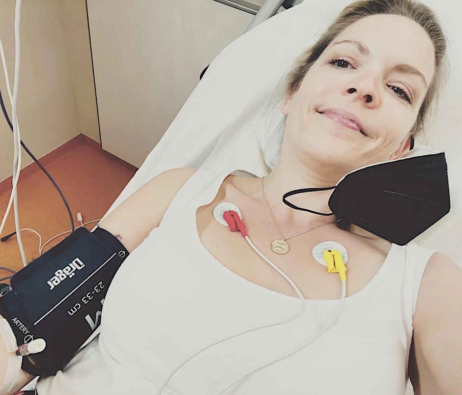 Die Berliner Opernsängerin Bettina Ranch schreibt von&nbsp;sehr verlangsamtem Denken, Sprechen und Wortfindungsstörungen. Dieses Foto teilte sie in den sozialen Netzwerken.
