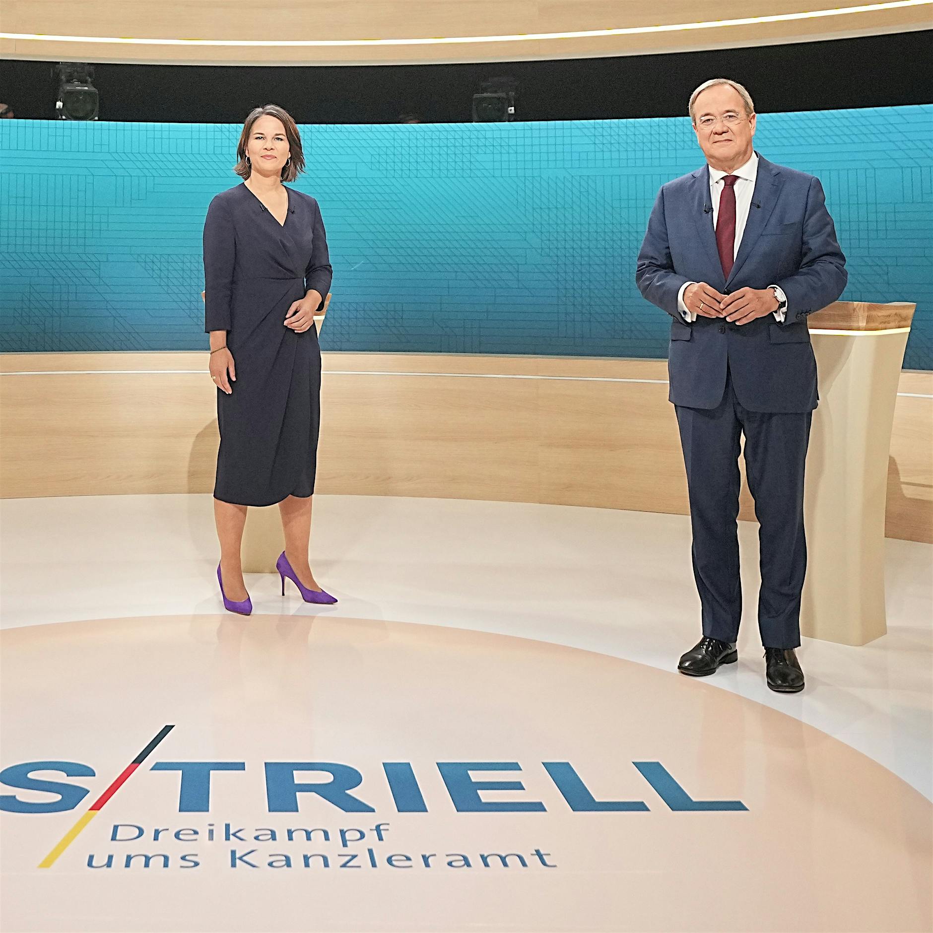 Schlagabtausch der Kanzlerkandidaten: Laschet kämpft, doch Scholz liegt vorne