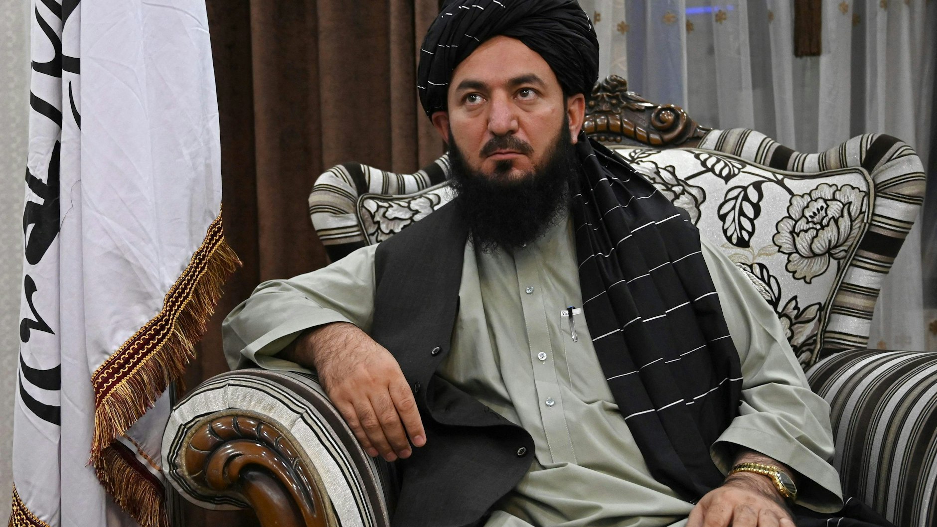 Qari Salahuddin Ayoubi besetzte mit seiner Kompagnie das Haus des berüchtigten Warlords in Kabul.