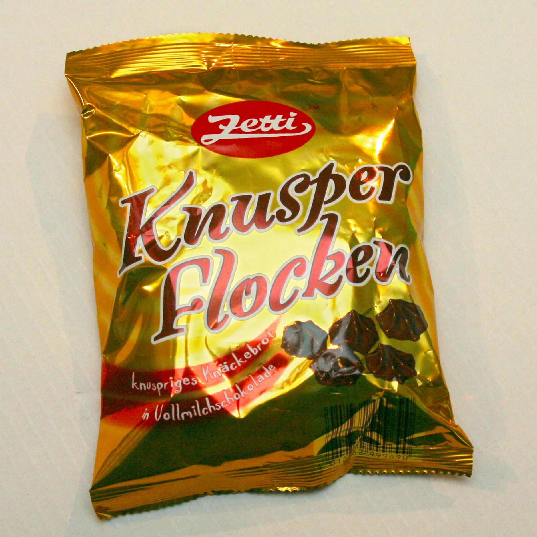 Die Original-Knusperflocken von Süßwarenhersteller Zetti aus Zeitz (Sachsen-Anhalt).