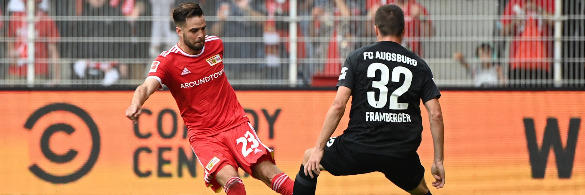 Unions Niko Gießelmann (l.) – hätte zum Mann des Tages werden können.&nbsp;